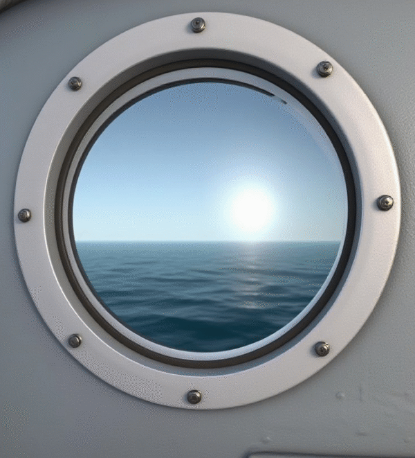 Jendela alumunium bulat Jendela alumunium mati