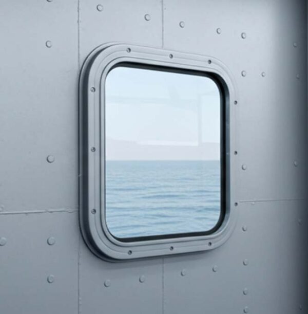 Jendela alumunium persegi mati